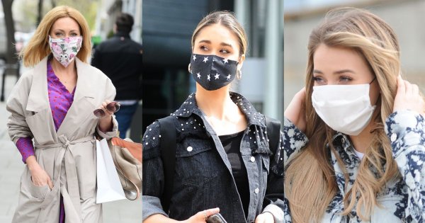 Gwiazdy przyłapane na mieście. Jakie maseczki noszą znane prezenterki?