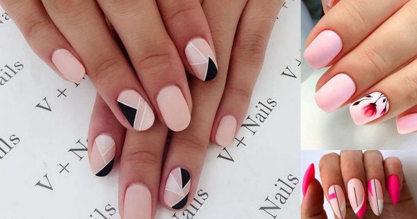 Różowy manicure hybrydowy - urocze i mega dziewczęce zdobienia