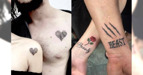 Tatuaże dla par - 23 pomysły na tatuaże dla zakochanych