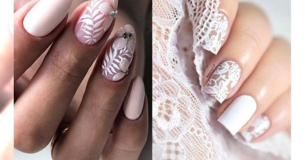 Białe paznokcie - wyjątkowe inspiracje na ślubny manicure [GALERIA]
