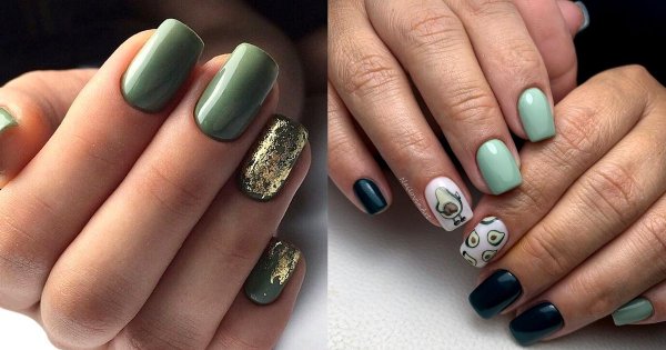 Zielony manicure - 30 stylowych propozycji