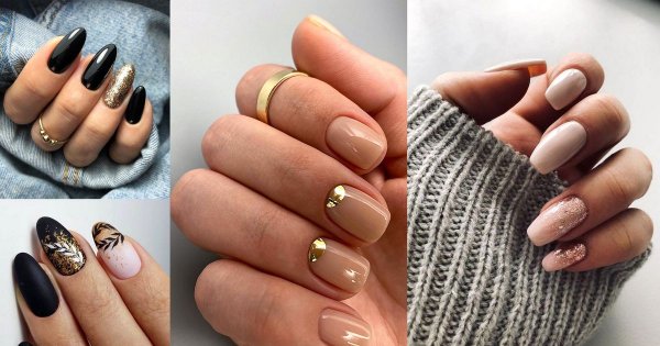 Złoty manicure - galeria najciekawszych stylizacji z sieci