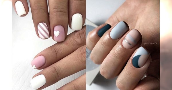 Krótki manicure - 24 proste pomysły na krótkie paznokcie