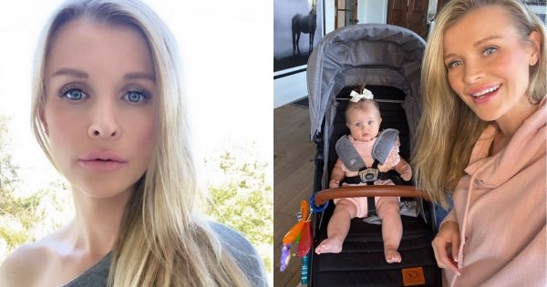 Joanna Krupa pod ostrzałem instamatek. "Taką poduszką szkodzisz dziecku!!!"