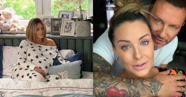 Radek Majdan skręca łóżeczko, a Małgorzata Rozenek mówi o terminie porodu. "Jestem w godzinie 0"