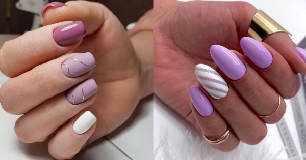 Fioletowe paznokcie - 22 ciekawe pomysły na fioletowy manicure [GALERIA]