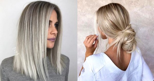 Popielaty blond - modna koloryzacja włosów na lato 2020