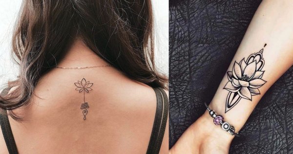 21 stylowych propozycji na tatuaż z kwiatem lotosu! [galeria]