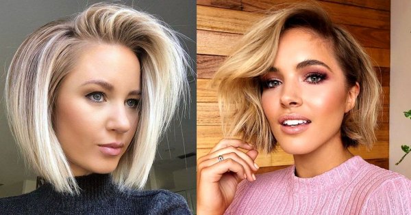 Krótkie i półkrótkie fryzury dla blondynek - 21 stylowych cięć