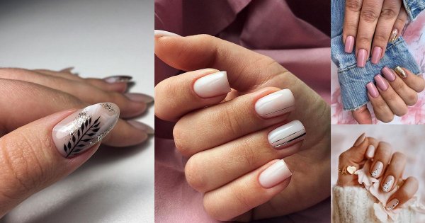 Nude manicure - 21 stylowych zdobień w odcieniach beżu