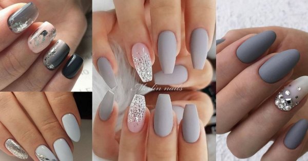 Szary manicure w najbardziej stylowych odsłonach [GALERIA]!
