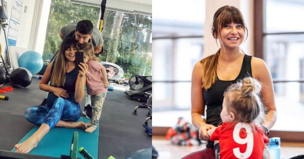 Klara Lewandowska szaleje na siłowni pod okiem mamy. Kondycji możemy jej tylko pozazdrościć...