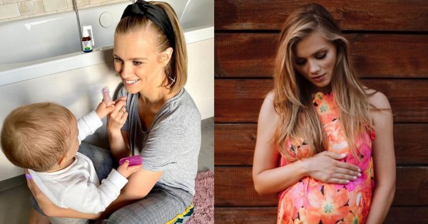 Agnieszka Kaczorowska w bikini 11 miesięcy po porodzie! Pojechała nad polskie morze