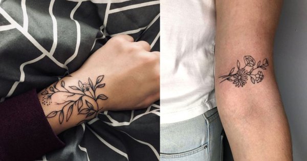 Tatuaże inspirowane naturą - 23 modne wzory dla kobiet