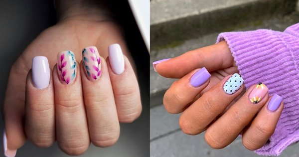 Fioletowy manicure to HIT - kilkanaście fantastycznych stylizacji