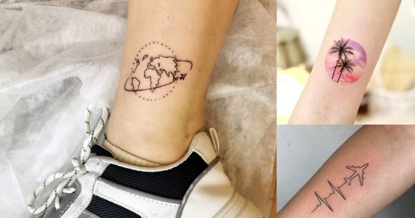 20 fantastycznych pomysłów na tatuaż dla prawdziwych podróżniczek! [GALERIA]