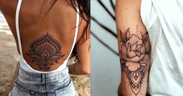 Tatuaże mandala - 25 najciekawszych wzorów