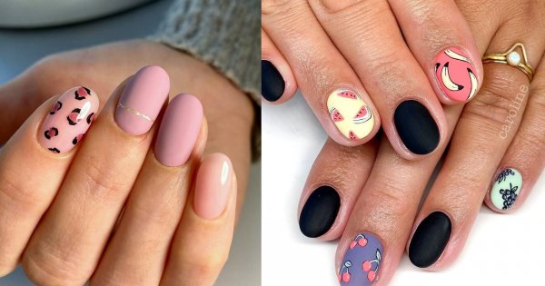 Matowy manicure - TOP 21 stylizacji z sieci