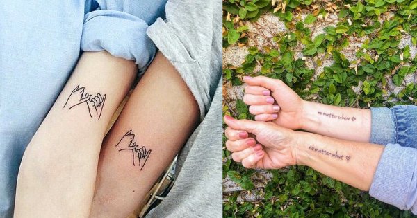 Tatuaże dla mam i córek - 16 pięknych wzorów, które chwytają za serce