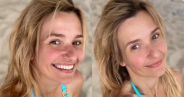 Joanna Koroniewska pozuje w bikini. Internauta wyzwał ją od "deski". Odpowiedziała!