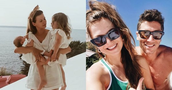 Anna Lewandowska pokazuje goły brzuch w bikini 2 miesiące po porodzie! Ma boczki?