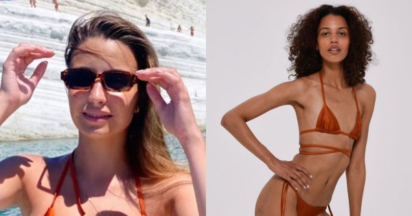 Julia Wieniawa w złotym bikini z samych paseczków zrobiła furorę! Znamy cenę i markę