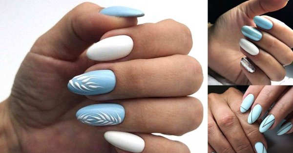 25 pomysłów na niebieski manicure - galeria pięknych stylizacji