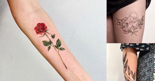 Tatuaże inspirowane naturą - 25 modnych wzorów