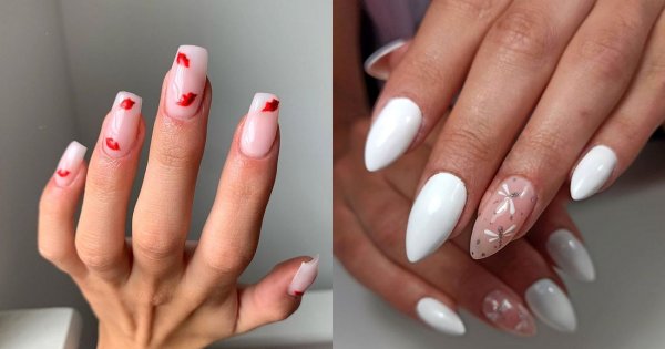 Biały manicure - 20 przepięknych stylizacji
