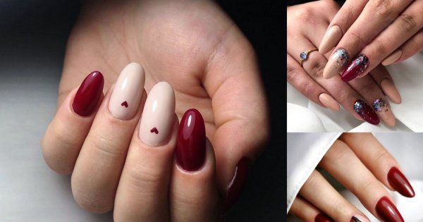 Bordowy manicure - 21 przepięknych stylizacji paznokci