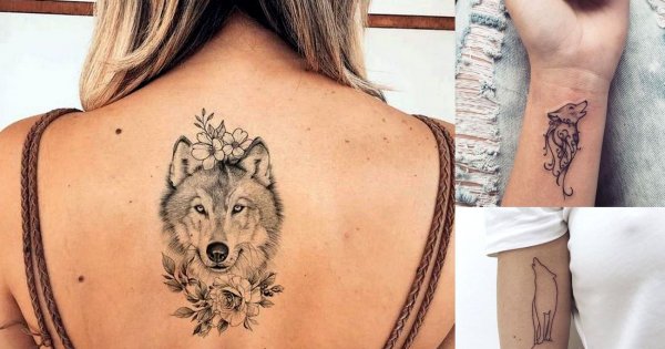 Tatuaż z motywem wilka - 18 ultrakobiecych pomysłów