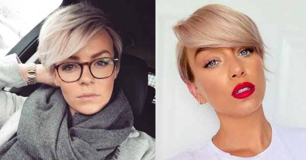 Krótkie cięcia z modną grzywką - jesienna galeria trendów