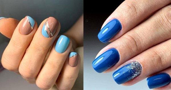Niebieski manicure - galeria najlepszych propozycji z sieci