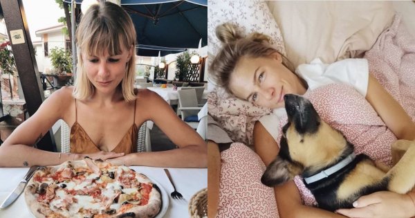 Chudziuteńka Marta Wierzbicka pozuje w bikini dryfując jachtem na jeziorze. Jeszcze schudła?