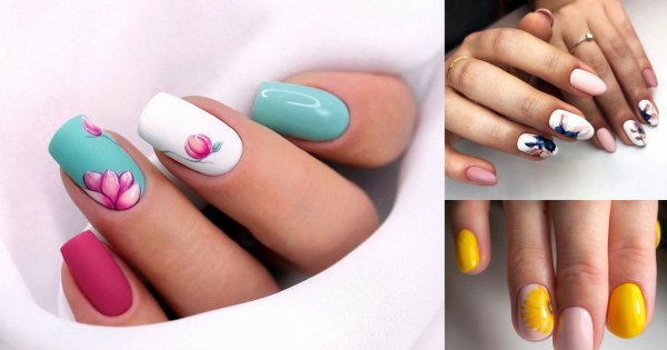 Manicure w kwiaty - 21 śliczne zdobienia, które robią mega wrażenie!