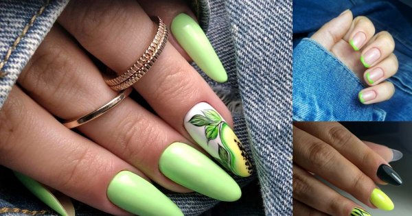 Zielony manicure - ponad 20 stylowych i ciekawych propozycji