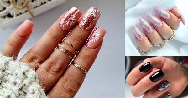Manicure z dodatkiem brokatu - kilkanaście rewelacyjnych stylizacji