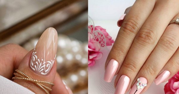 Ślubny manicure - galeria przepięknych i stylowych zdobień