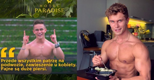 Hotel Paradise: Łukasz "patrzę na podwozie" hitem sieci po pierwszym odcinku! Kim jest, wiek, Instagram