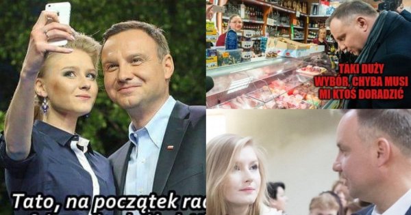 Kinga Duda doradczynią społeczną swojego taty. Internauci tworzą MEMY!