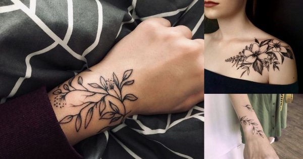 Tatuaże inspirowane naturą - galeria rewelacyjnych wzorów dla dziewczyn
