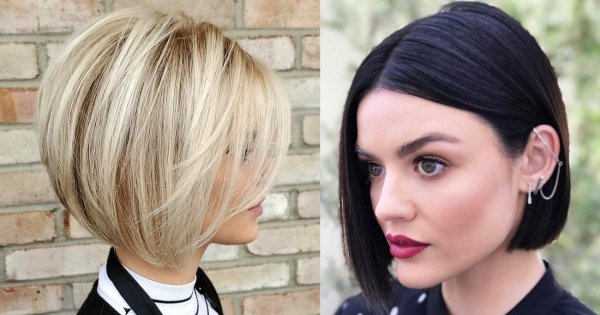 Włosy w pół szyi - 15 kobiecych trendów