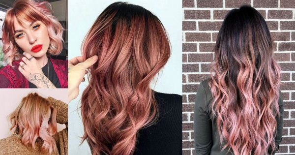 Rose gold - charyzmatyczna koloryzacja włosów na jesień