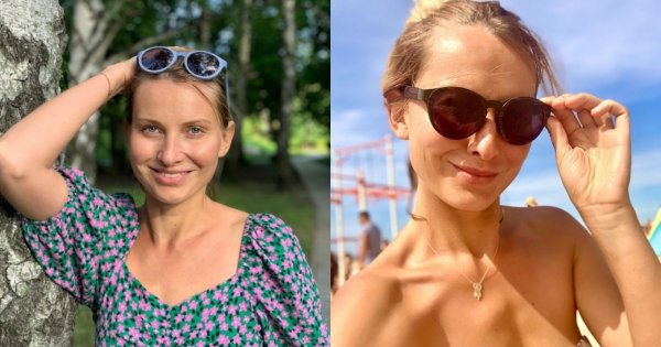 Joanna Moro na zdjęciu topless w ciąży. Chce tak zwrócić uwagę na ważny problem