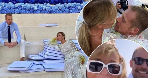 Rozanielona Joanna Przetakiewicz pokazała film ze ślubu. Aż trzy osoby odprowadzały ją do ołtarza