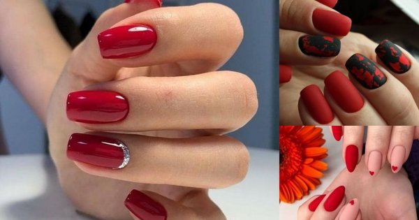 Czerwony manicure – klasyka w jesiennych odsłonach