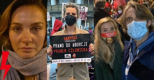 Gwiazdy protestują przeciwko wyrokowi TK na ulicach! Poparły Strajk Kobiet!