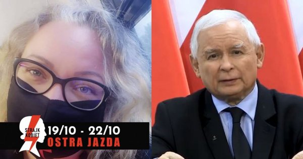 Liderka Strajku Kobiet o Kaczyńskim: Musiał wypacykowany się nagrać. To dla niego upokorzenie