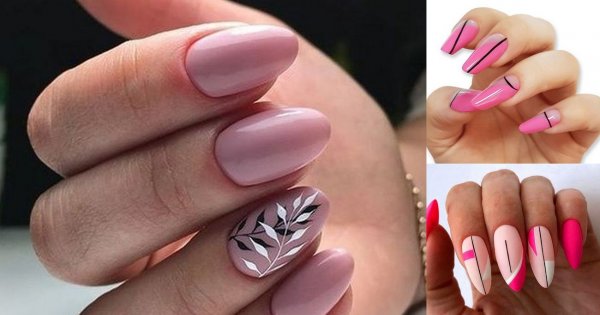 Różowy manicure – 16 pomysłów na modne zdobienia [GALERIA]