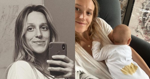 Ola Żebrowska pozuje bez majtek w zaawansowanej ciąży! Kobiety dziękują jej za to zdjęcie!